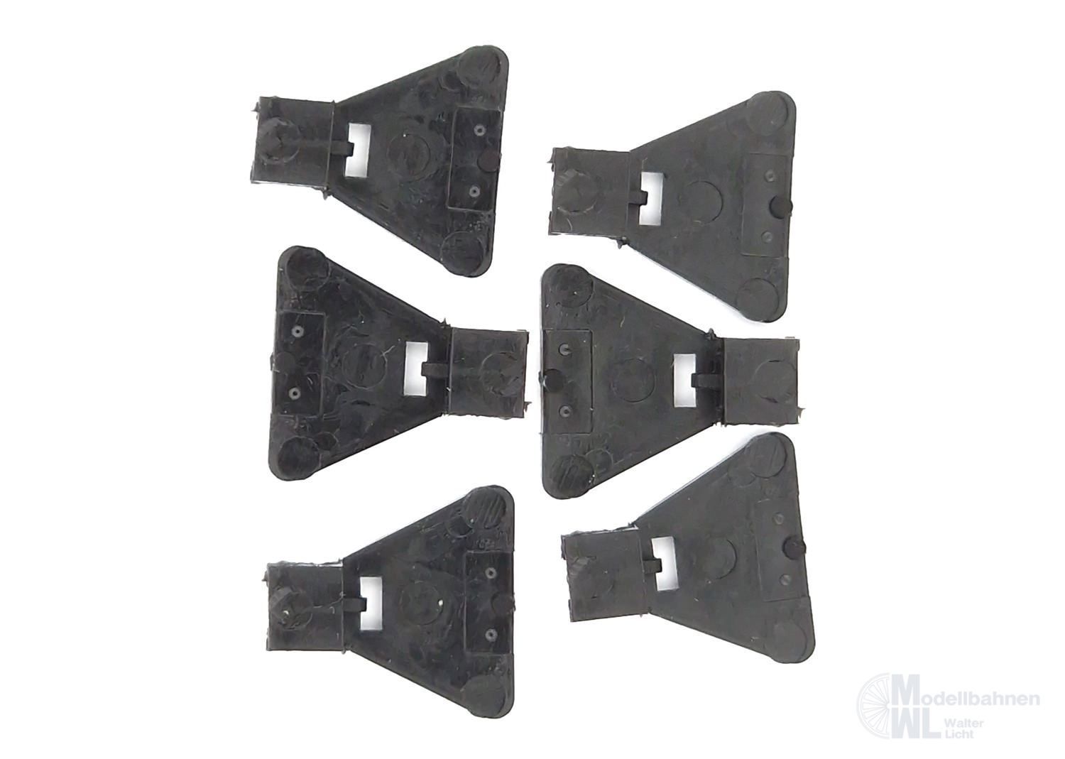 Märklin Ersatzeile E22268600 - ERSATZTEIL: Kupplungsträger schwarz 6 St